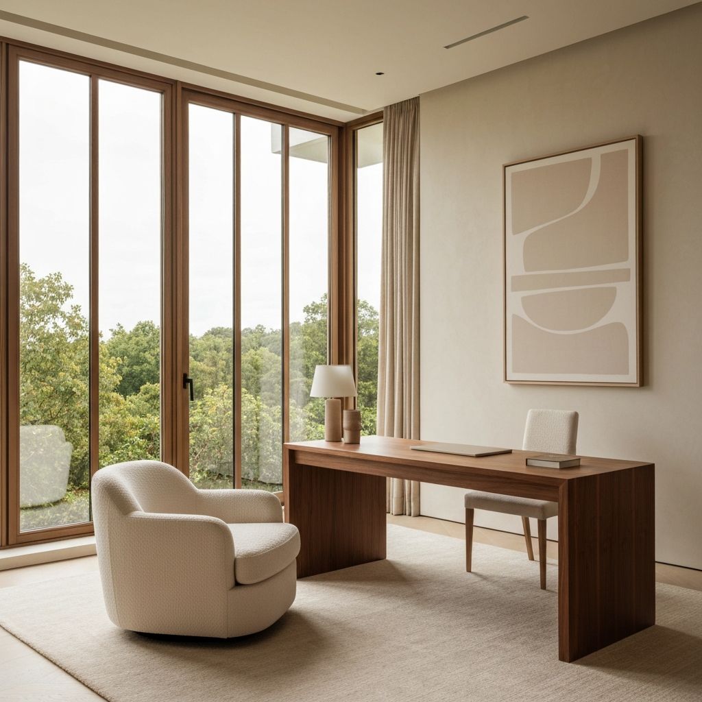 Modern home office interior